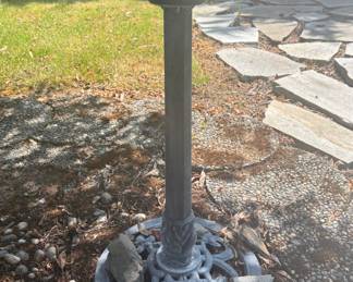 Wrought Iron Bird Bath