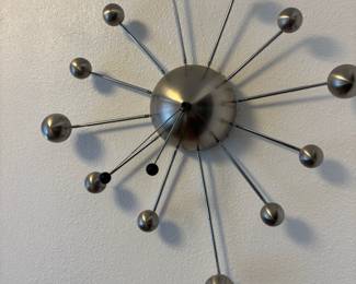 Mid Century Movable Space Ball Clock