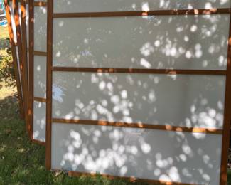 Stained Fir Light Diffuser Panels