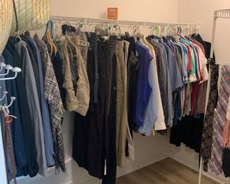 Clothing (mostly men’s)