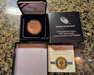 2019 American legion commemorative coin