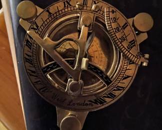 Brass ships compass