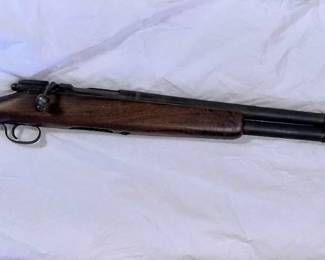 JC Higgins bolt action 12 gauge shotgun