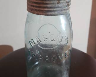 Mason's improved zinc/ glass lid