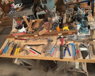 Assorted hand tools