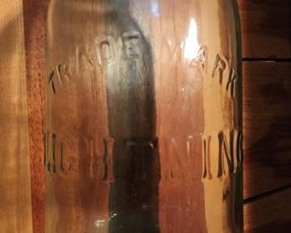 Half gallon lightning jar