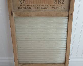National "Glass" Washboard