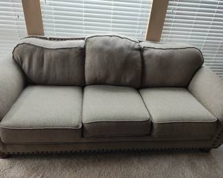 Weirs Furniture Sofa with Nailhead Trim (7.5 ft x 3 ft)