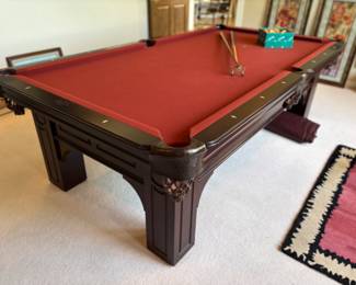 Billiard table available for presale. Call or message.