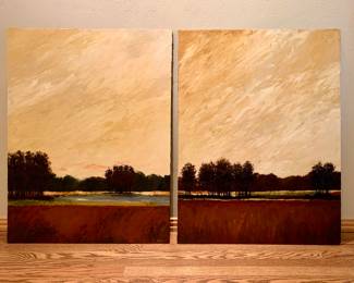 Thomas Andrew original paintings. These are very large. www.thomasandrewartwork.com