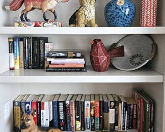 Jim Shore fox, Down Under pot, Hand-thrown pottery popcorn bowl 