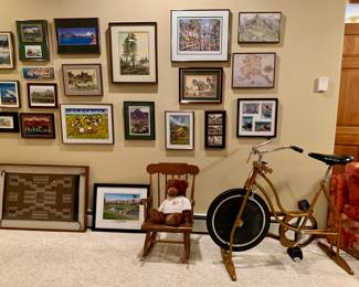 Vintage Schwinn exercise bike.