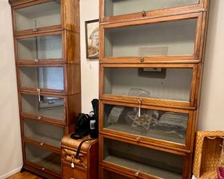 (2) 6 unit Barrister cabinets