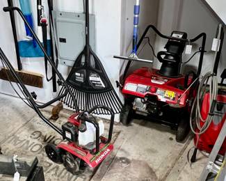 Snow blower, rototiller, power washer