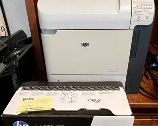 Laser jet printer, new laser cartridge