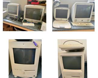 Many vintage Apple computers