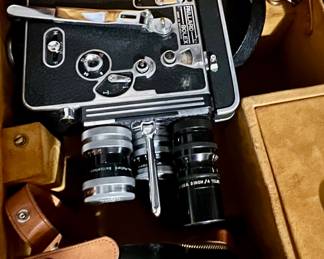 Vintage movie camera, mint.