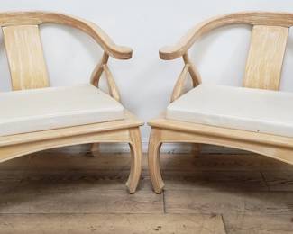 Fin Sedia Snc Italian horseshoe back chairs