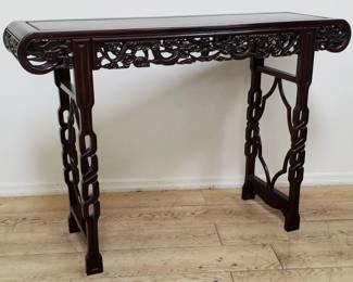 Chinese carved rosewood altar table