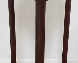 Shanghai China carved rosewood plant / vase stand