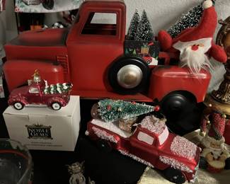 Assorted holiday decor
