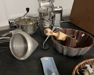 Vintage kitchen items