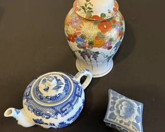 Large assortment of Asian ceramics and porcelain