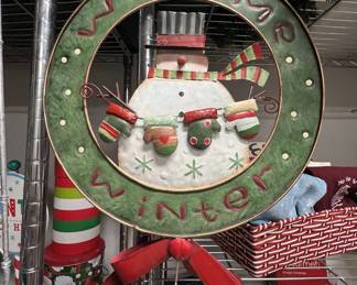 Assorted holiday decor