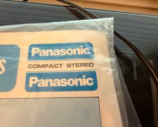 Panasonic Compact stereo; Panasonic speaker sets (sold as 2 sets)