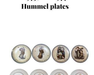 Hummel Collector Series 1971-1974 Plates