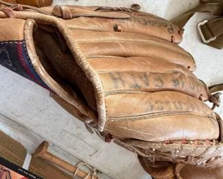 vintage ball glove