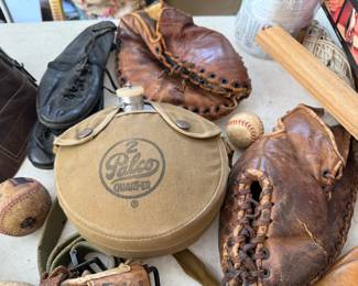 vintage gloves, mitts, balls