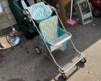 Vintage baby stroller