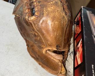 vintage ball glove