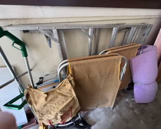 Camping gear - cots, and all sorts of miscellaneous items