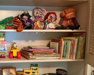 Vintage Children's books, games