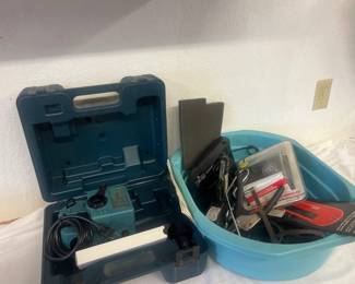 Drill Doctor, Small Tool Bin, Soldering Gun, and More