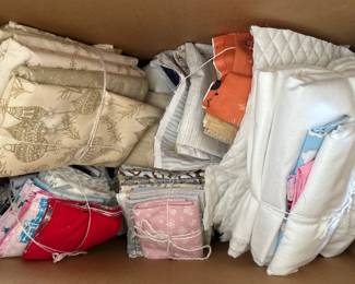 Assorted Neutral & Themed Fabric Cuts