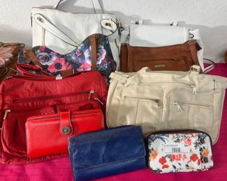 Assorted Purses & Wallets (9 pcs)