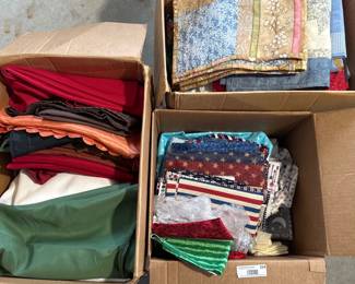 Tablecloths, Quilting Material, Fabric Pieces