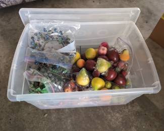 Assortment of Artificial Fruit