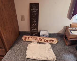 Country Home Decor & Sign Set