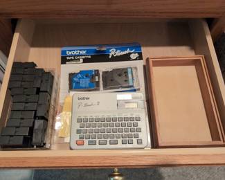 Brother P Touch III Label Printer and tape cassettes