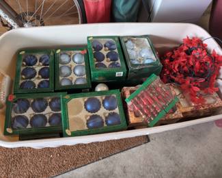 Lot of Christmas Ornaments