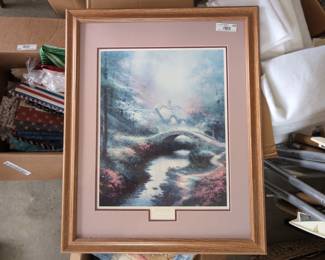 Thomas Kinkade “Brookside Hideaway” Framed Print