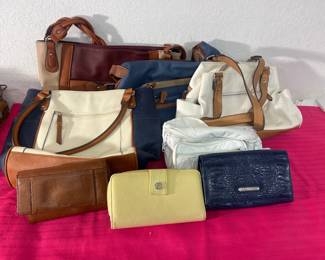 Mixed Purse Lot (8 pcs) – Totes, Wallets, Satchels