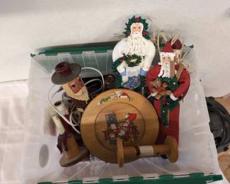 Christmas Figurines & Light-Up Decor Bin