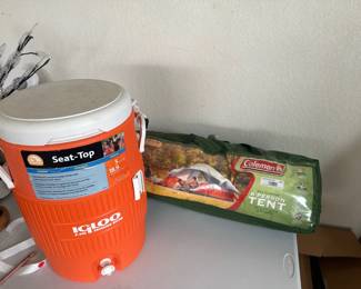 Coleman Tent & Igloo Seat Top Cooler