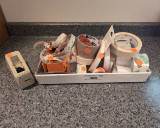 Lot of tape, adhesives, and more
