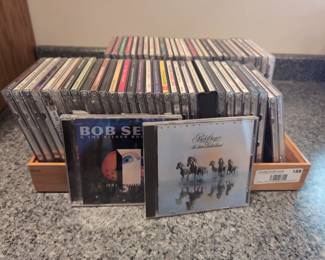 Lot of CDs, Bob Seger, Country hits, Elvis, and more